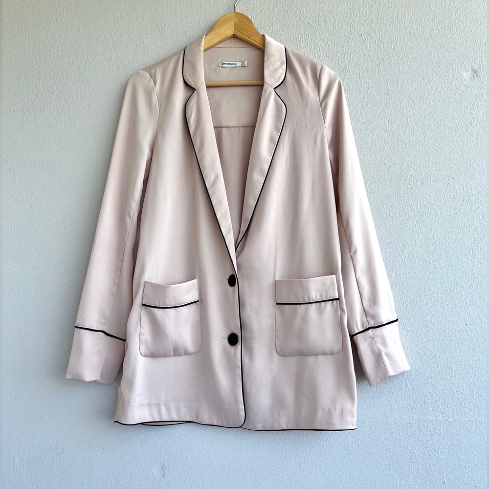 STRADIVARIUS | Satin PJ Style Shirt